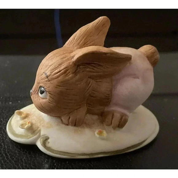 Bunny Rabbit‎ Lefton #7741 Hand Painted Ceramic Home Decor Collectible Vintage - Picture 2 of 5